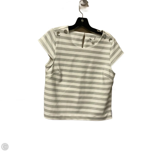 Pants Set 2pc By Clothes Mentor In Grey & White, Size: M