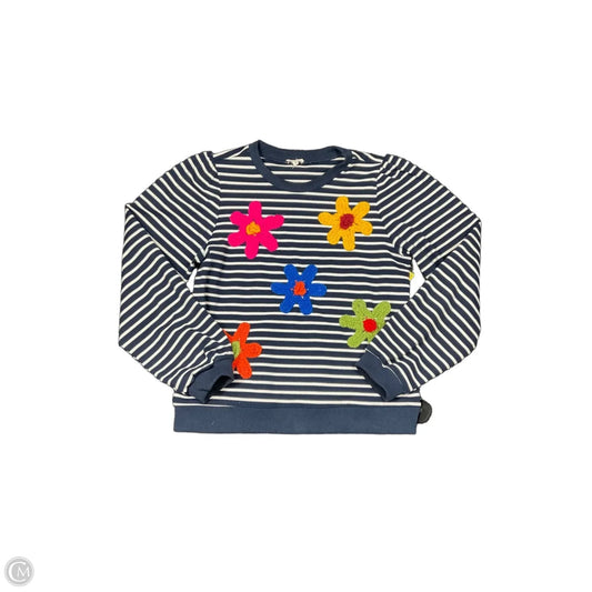 Top Long Sleeve By Jodifl In Navy, Size: S