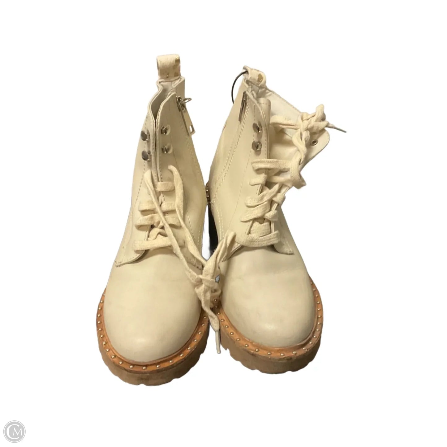 Boots Ankle Flats By Dolce Vita In Beige, Size: 8.5