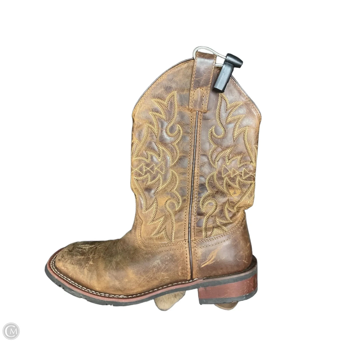 Boots Ankle Heels By Laredo In Brown, Size: 7.5