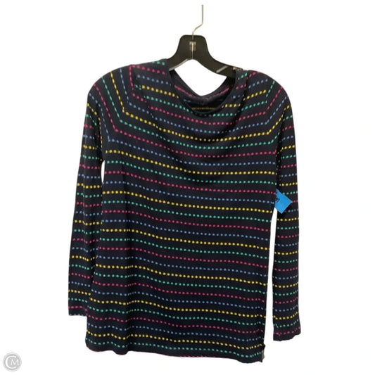 Top Long Sleeve By Talbots In Navy, Size: S