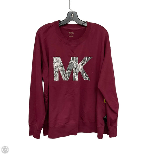 Sweatshirt Crewneck By Michael By Michael Kors In Red, Size: Xl