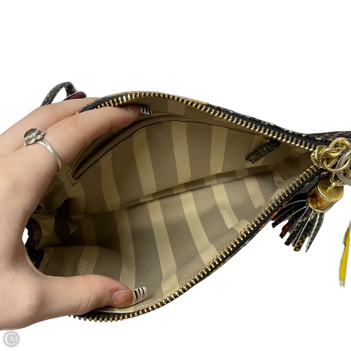 Wristlet Designer By Brahmin, Size: Medium