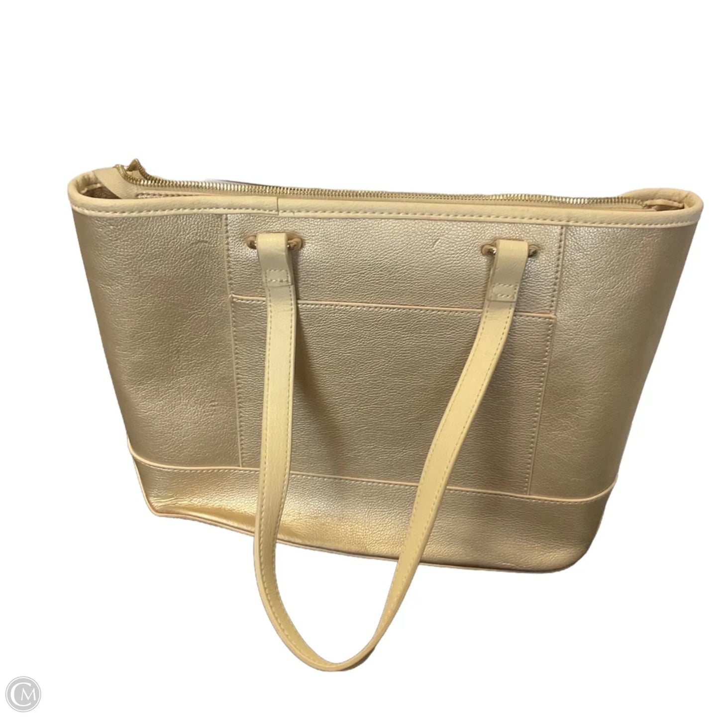 Handbag Leather By Spartina, Size: Medium