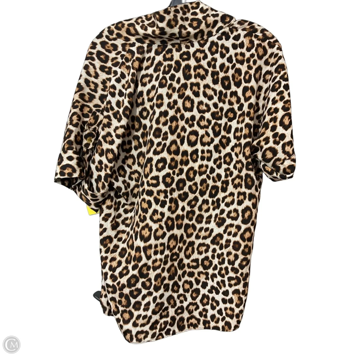 Top Short Sleeve By Michael By Michael Kors In Leopard Print, Size: M