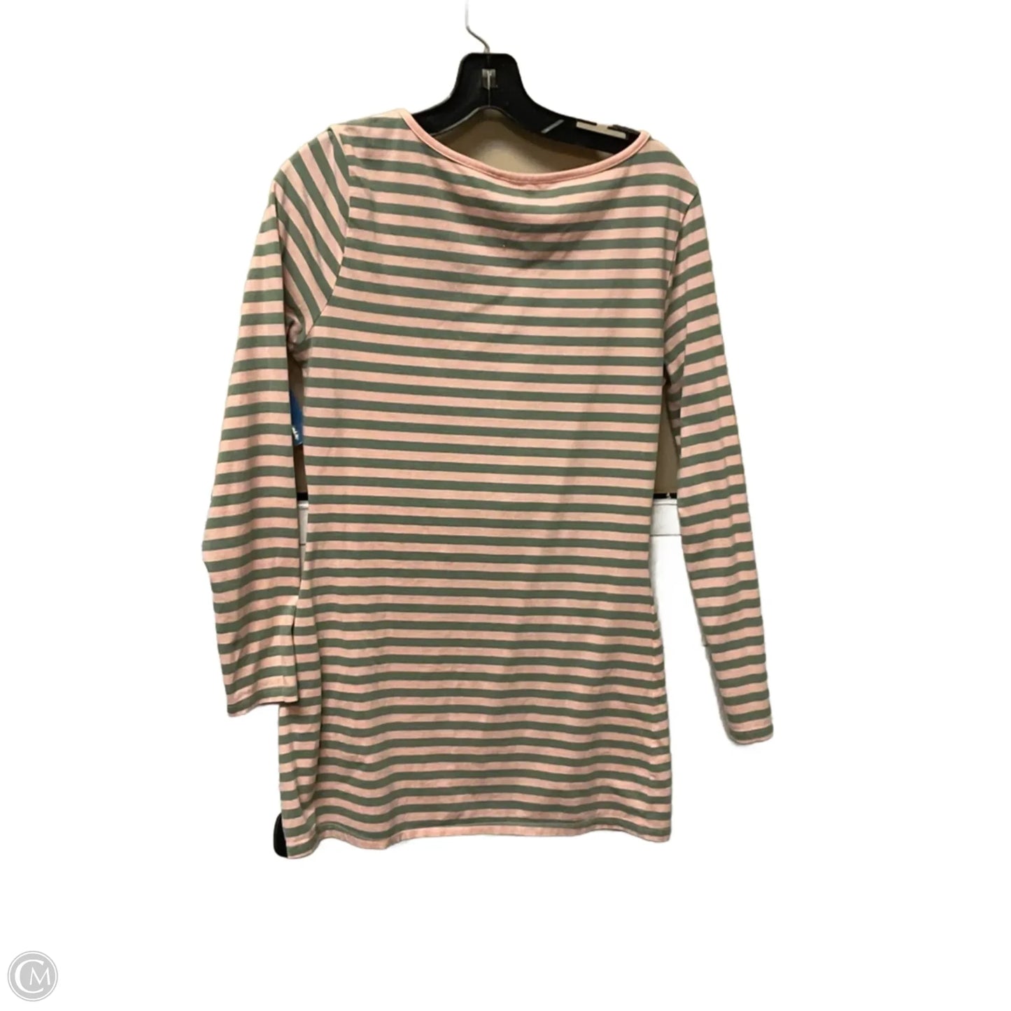 Tunic Long Sleeve By Matilda Jane In Green & Pink, Size: M