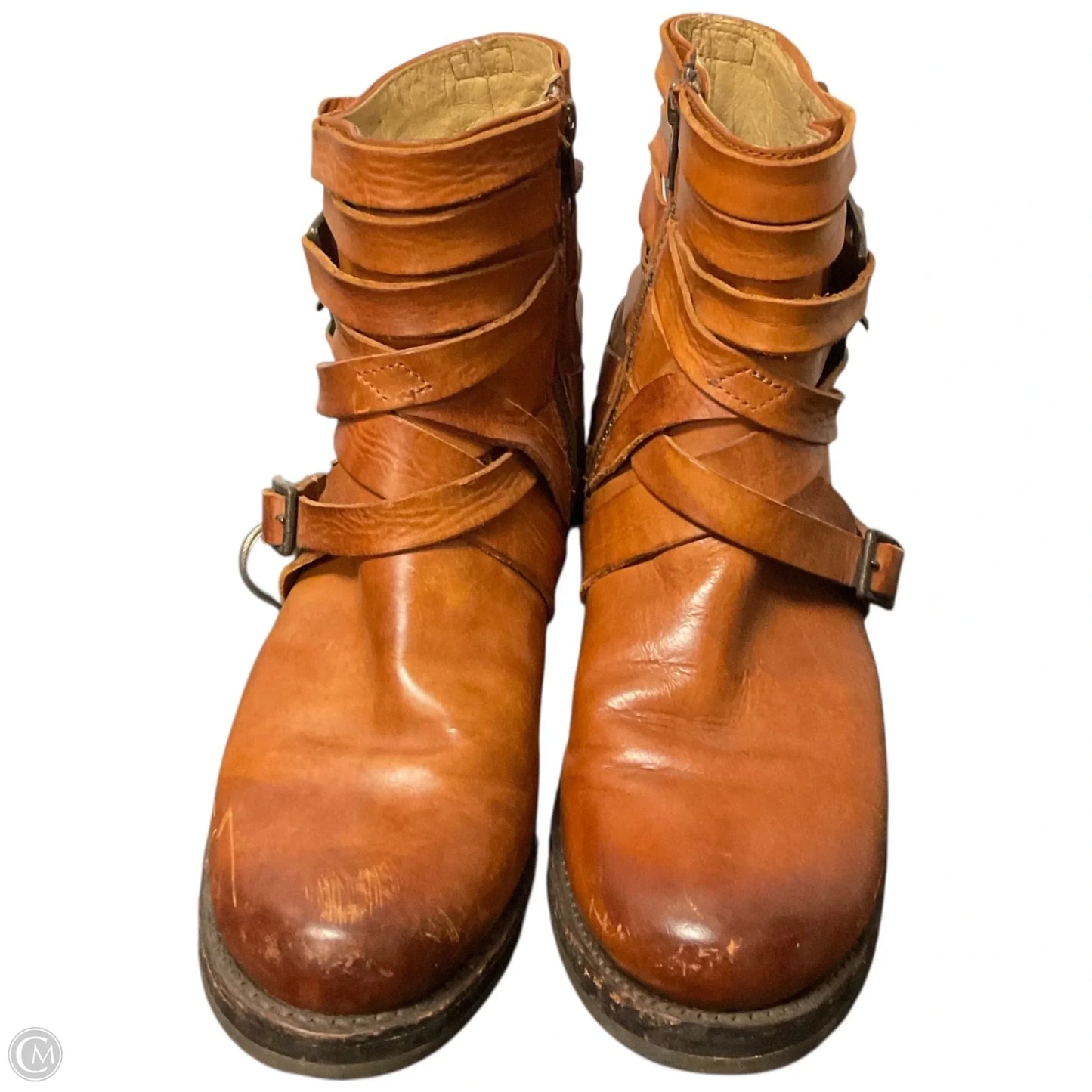 Boots Designer By Frye In Brown, Size: 9