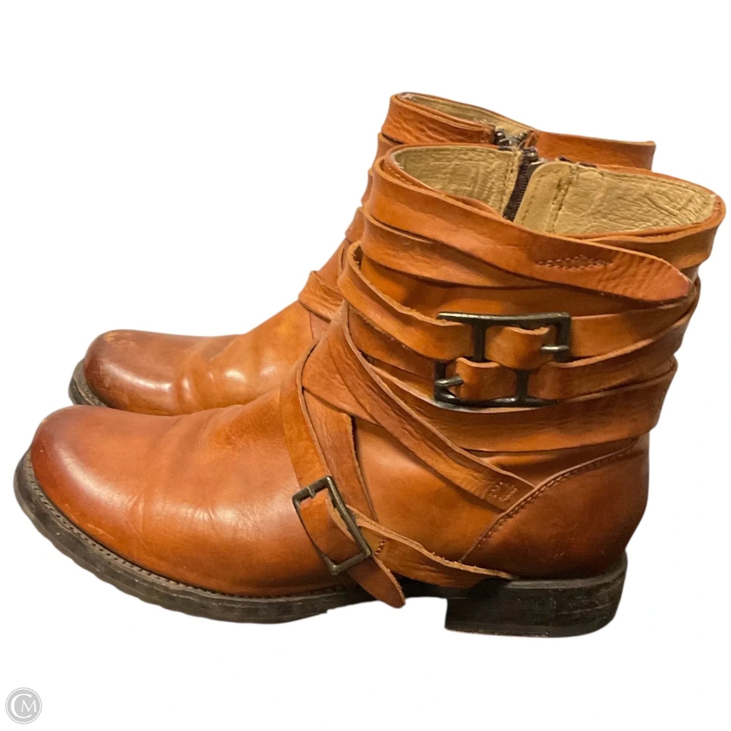 Boots Designer By Frye In Brown, Size: 9