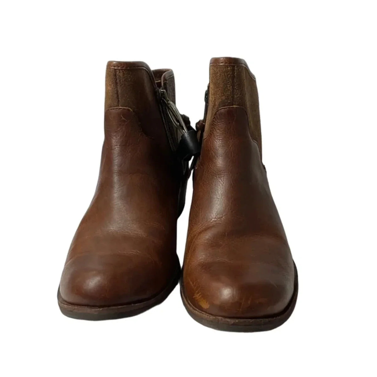 Boots Designer By Ugg In Brown, Size: 9