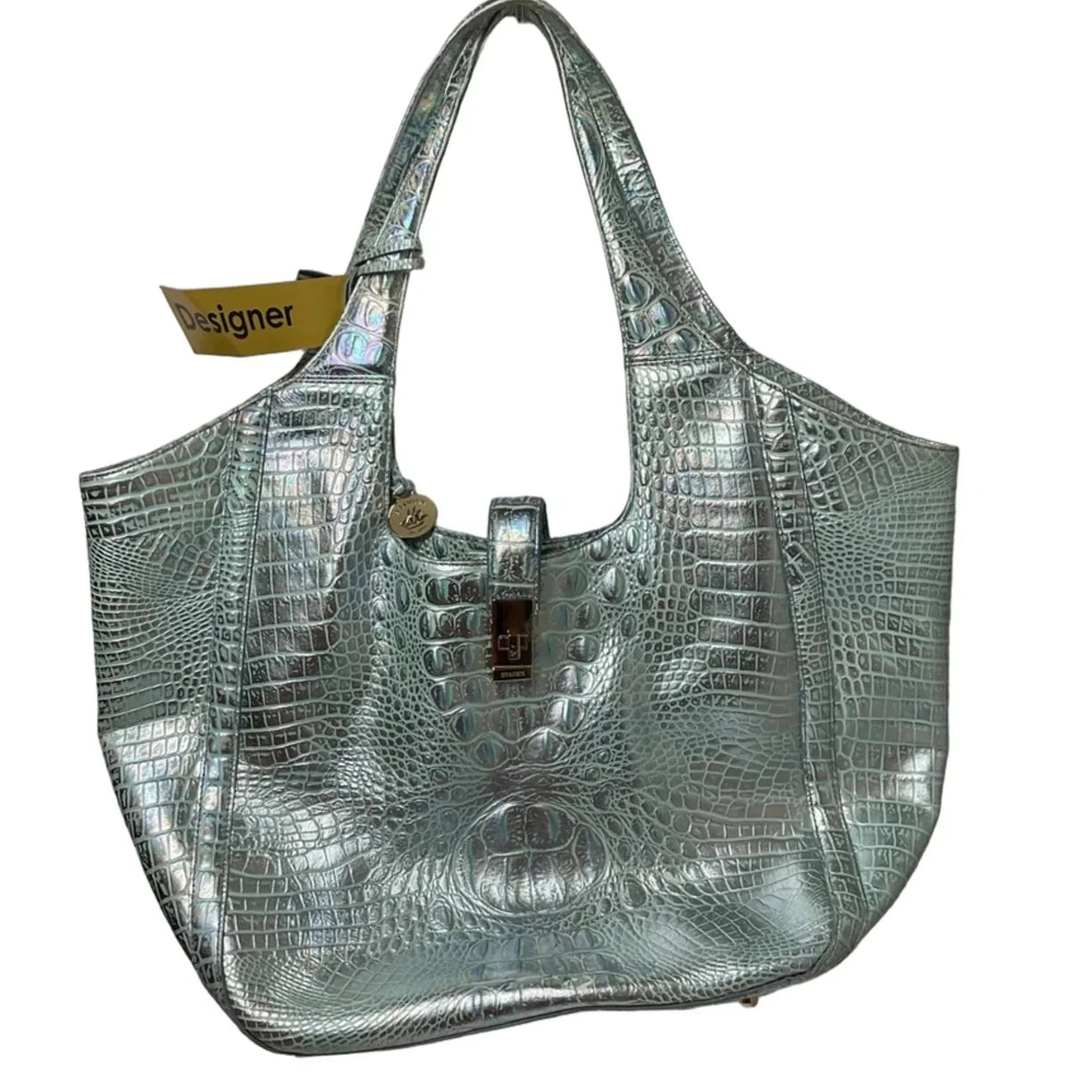 Handbag Designer By Brahmin, Size: Large