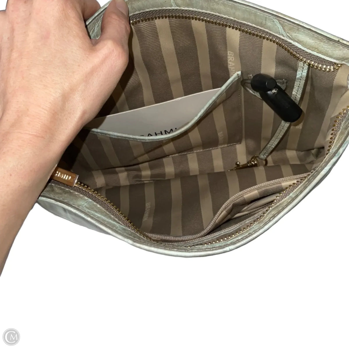 Crossbody Designer By Brahmin, Size: Large