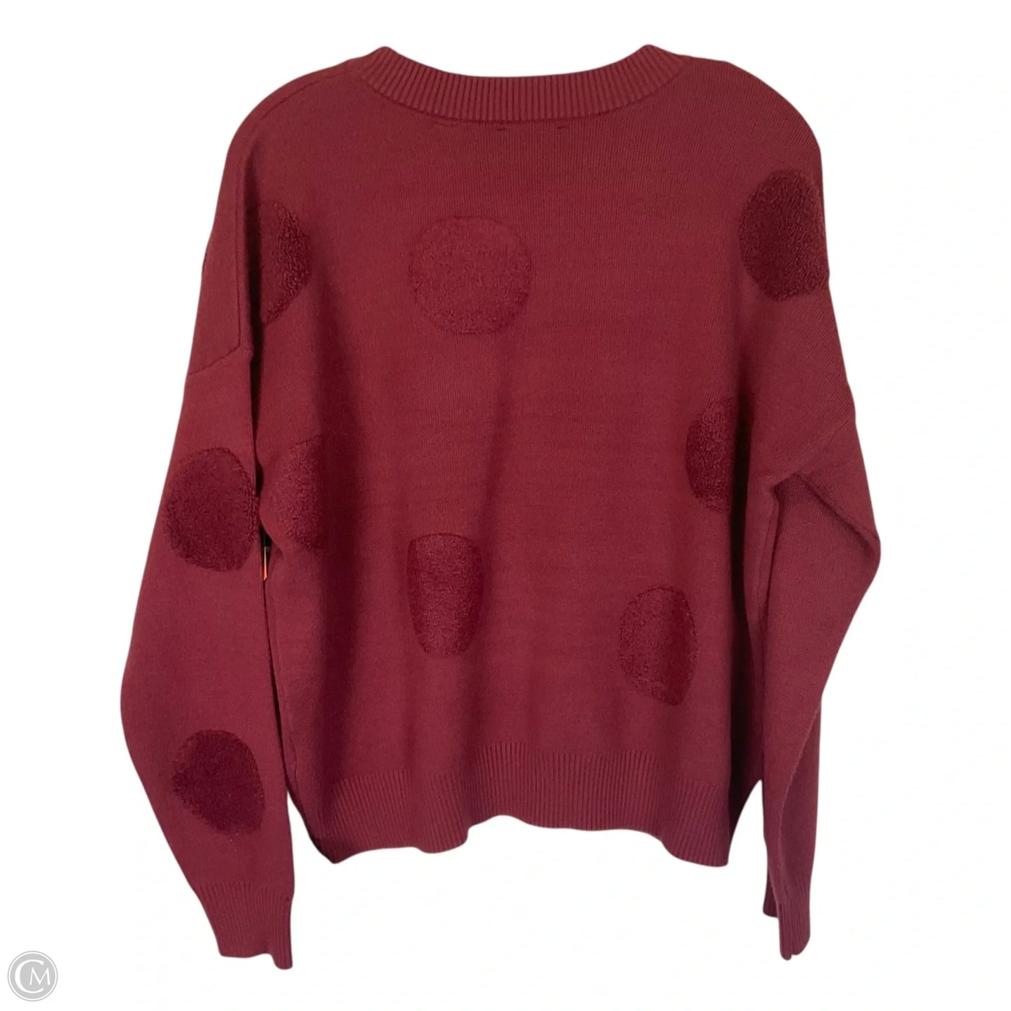 Sweater By Tahari In Red, Size: L
