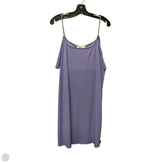 Dress Casual Short By Michael By Michael Kors In Purple, Size: Xl