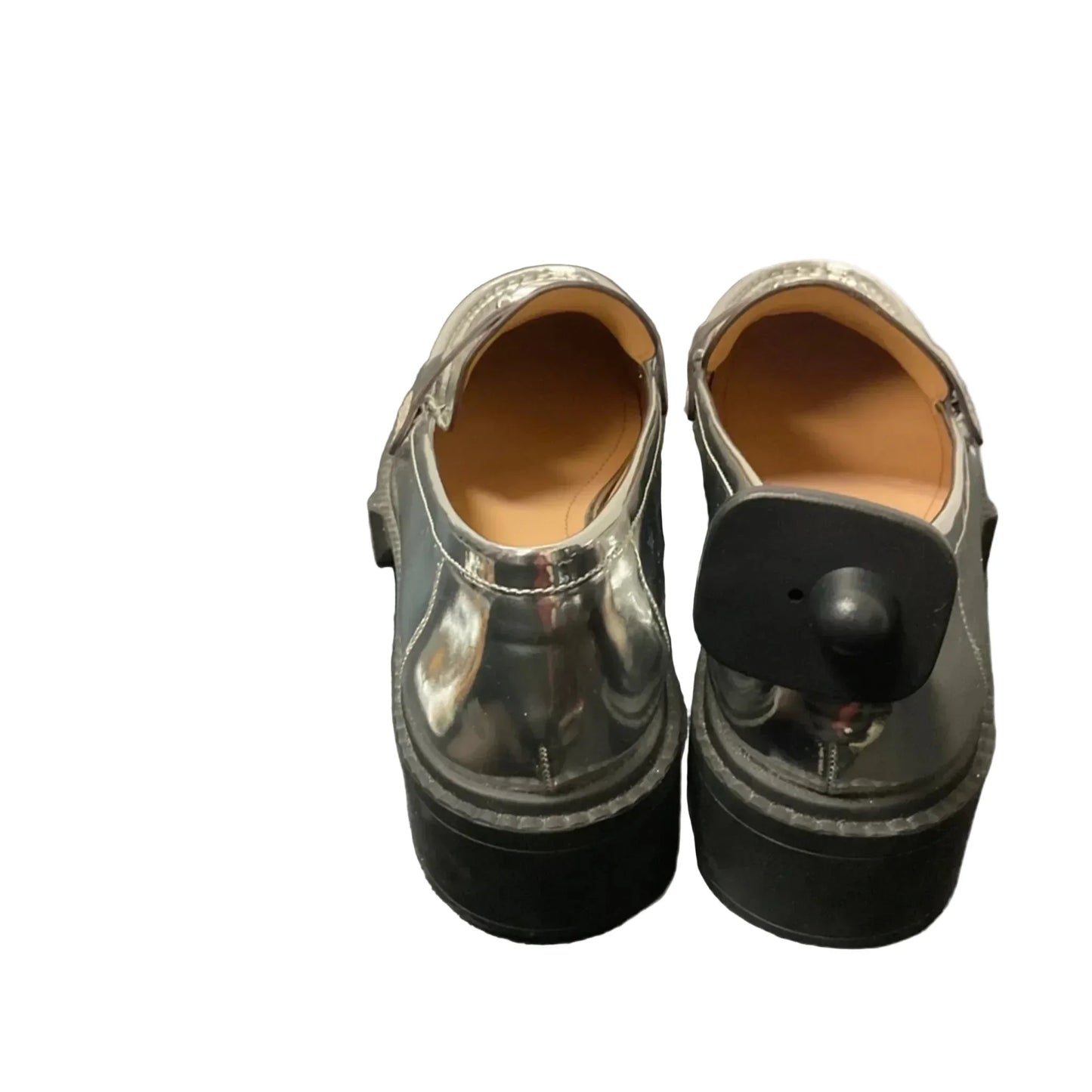 Shoes Designer By Coach In Silver, Size: 9