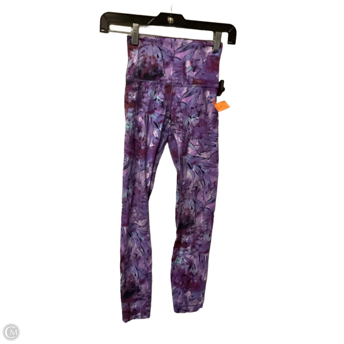 Athletic Leggings Capris By Lululemon In Purple, Size: 0