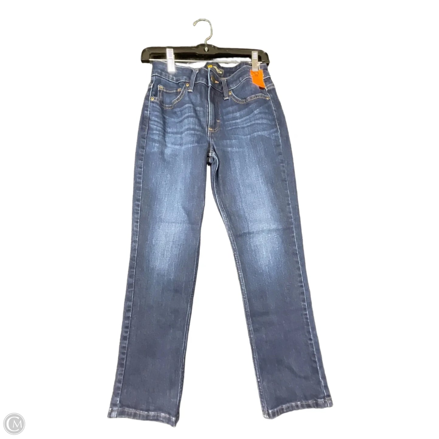 Jeans Straight By Lee In Blue Denim, Size: 4