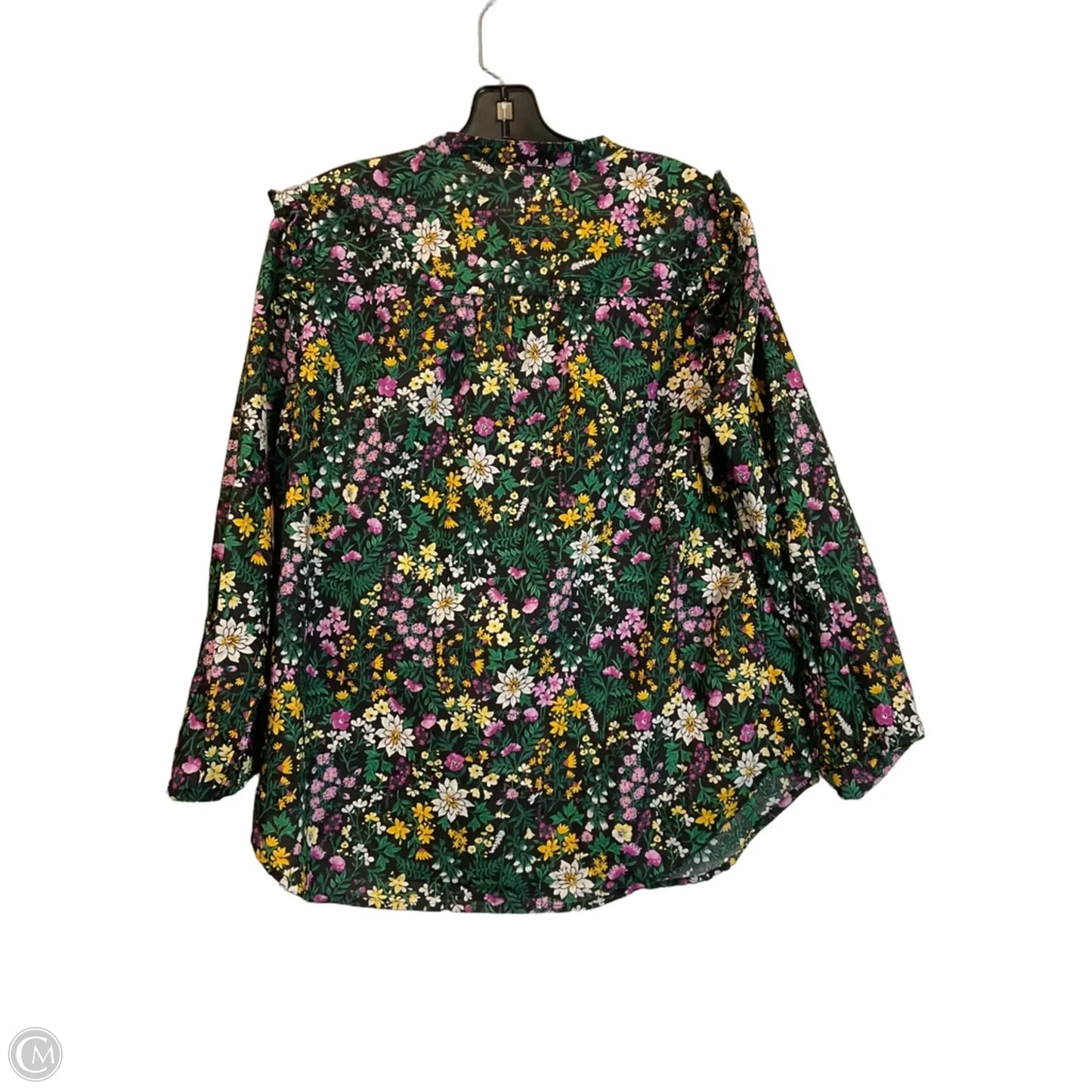 Top Long Sleeve By Old Navy In Floral Print, Size: L