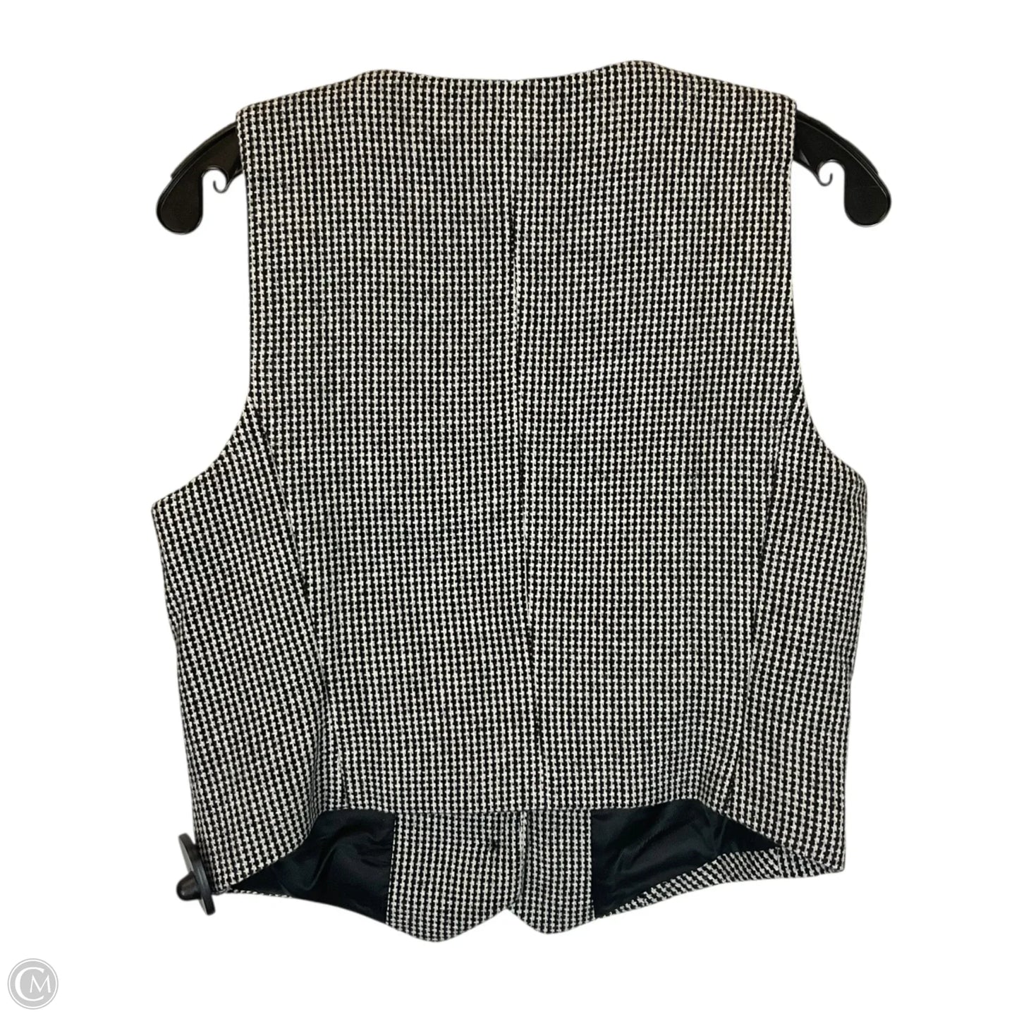 Vest Other By Banana Republic In Black & White, Size: 6
