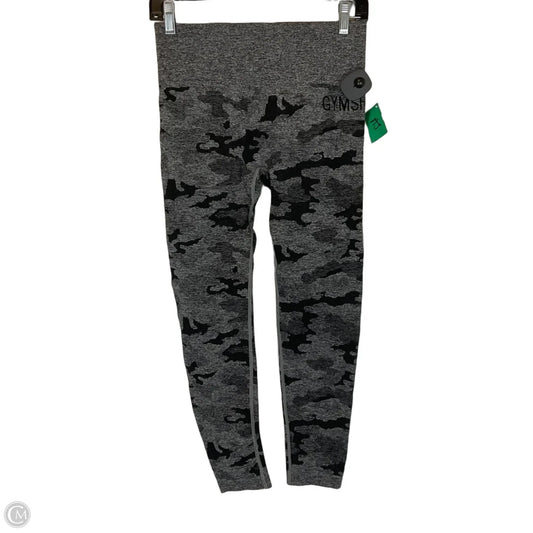 Athletic Leggings By Gym Shark In Grey, Size: M