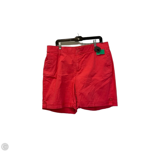 Shorts By Gloria Vanderbilt In Red, Size: 16