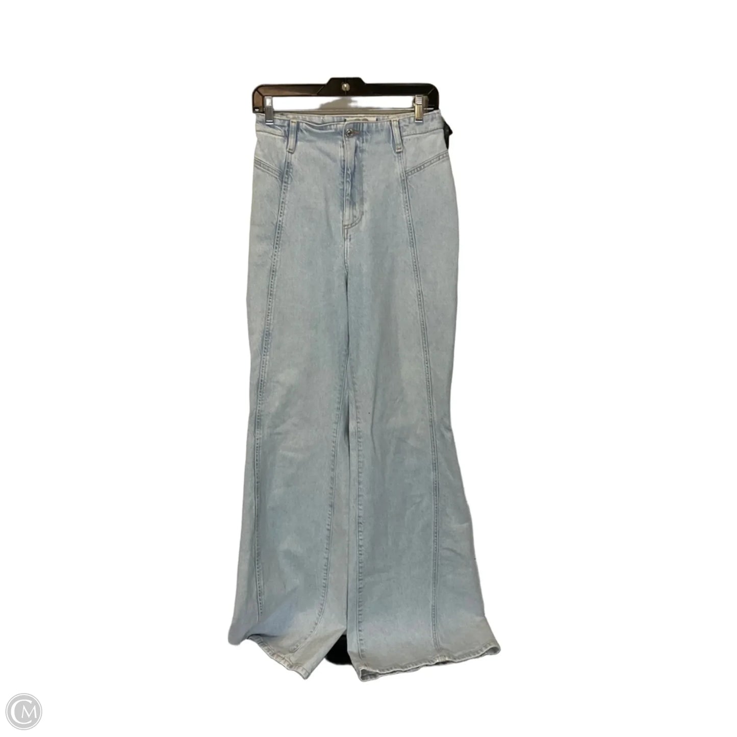 Jeans Wide Leg By We The Free In Blue Denim, Size: 8