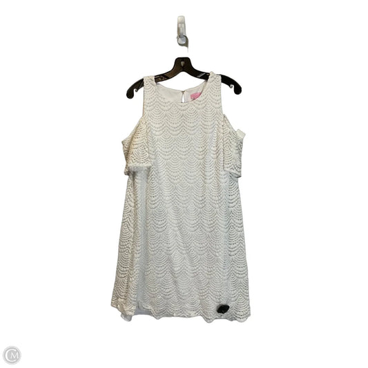 Dress Designer By Lilly Pulitzer In White, Size: L