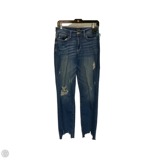 Jeans Straight By Judy Blue In Blue Denim, Size: 2