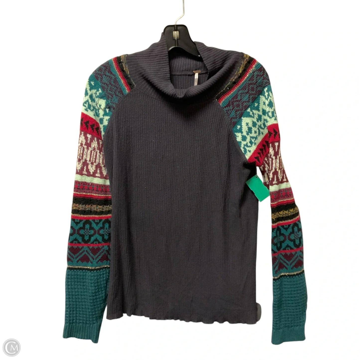 Top Long Sleeve By Free People In Grey, Size: M