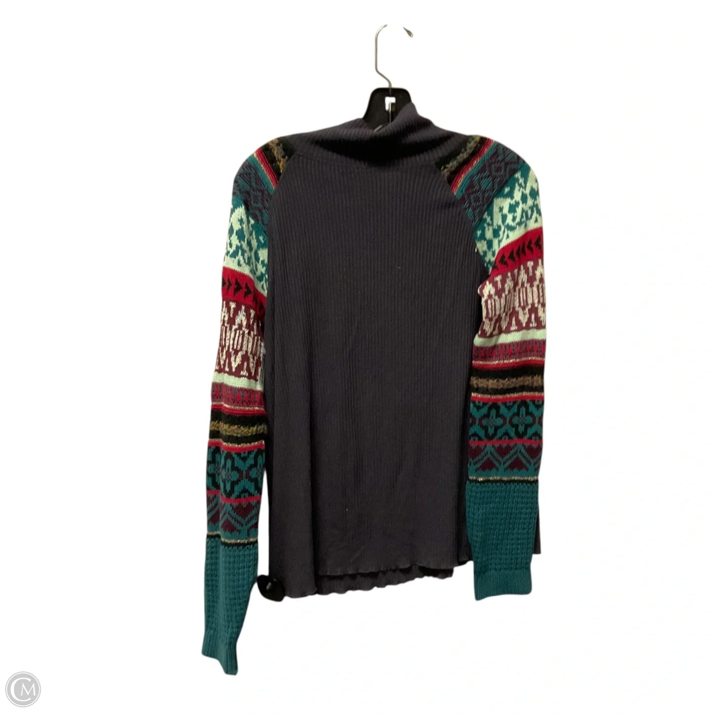 Top Long Sleeve By Free People In Grey, Size: M