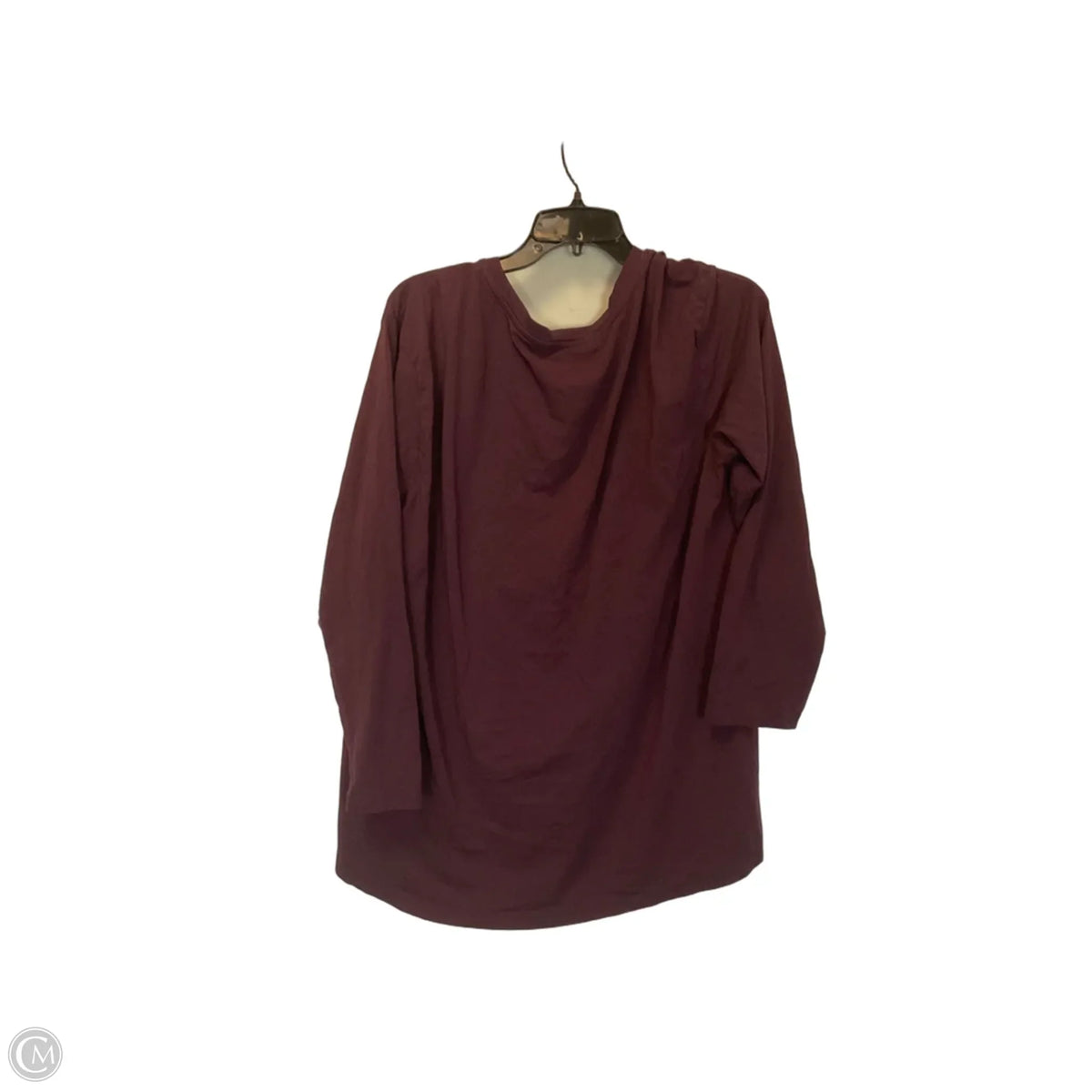 Top Long Sleeve Basic By Athleta In Red, Size: Xl