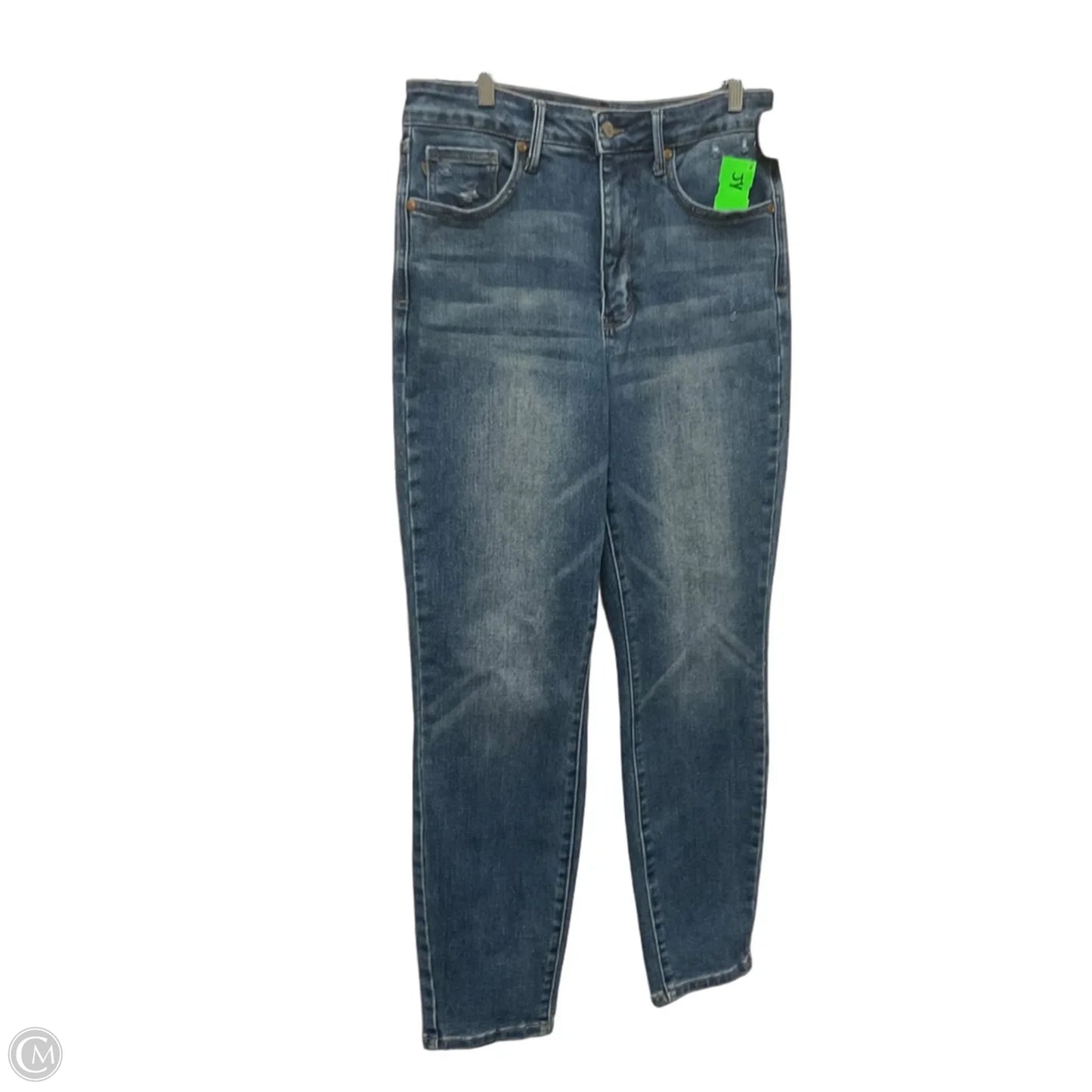 Jeans Straight By Judy Blue In Blue Denim, Size: 8