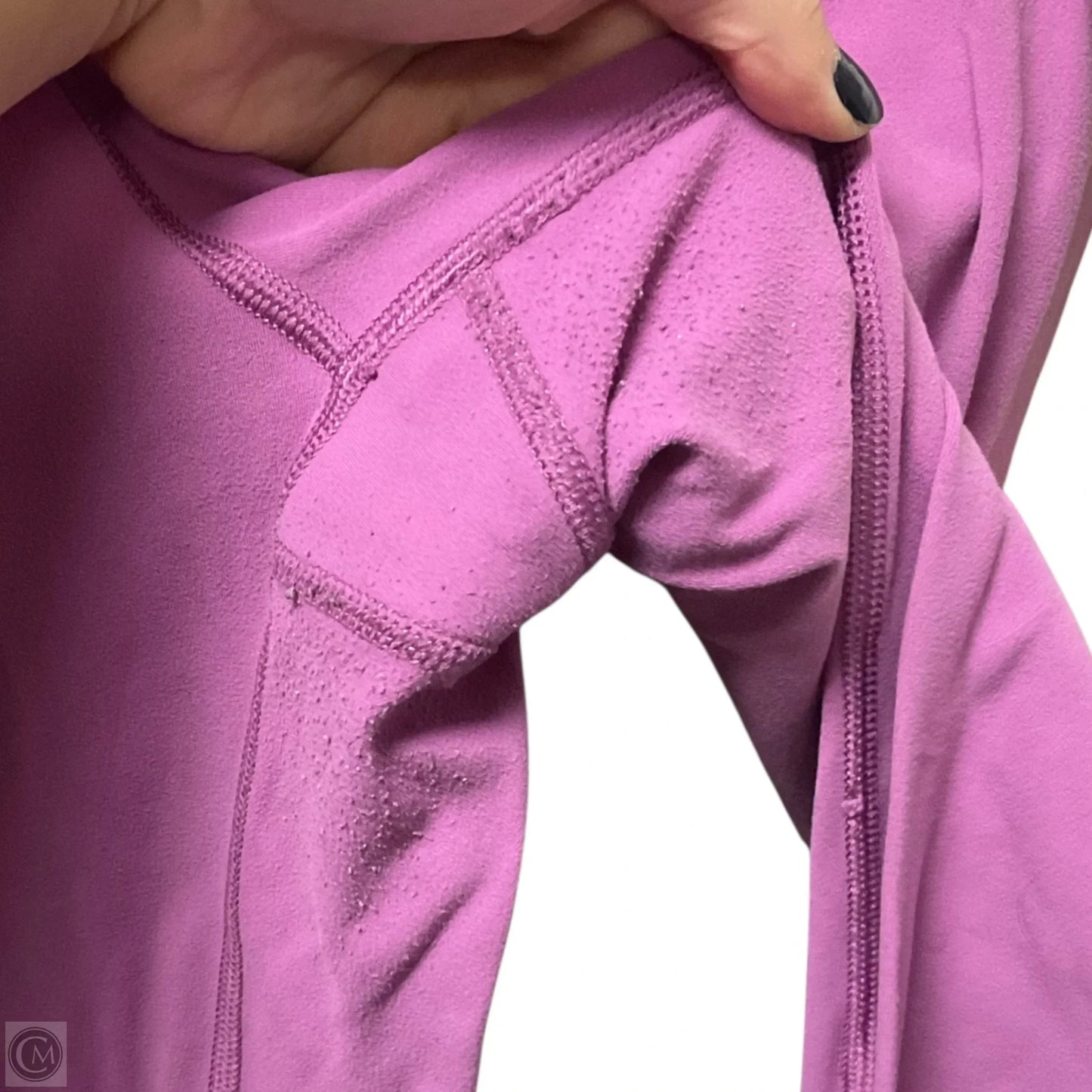Athletic Leggings By Athleta In Purple, Size: M