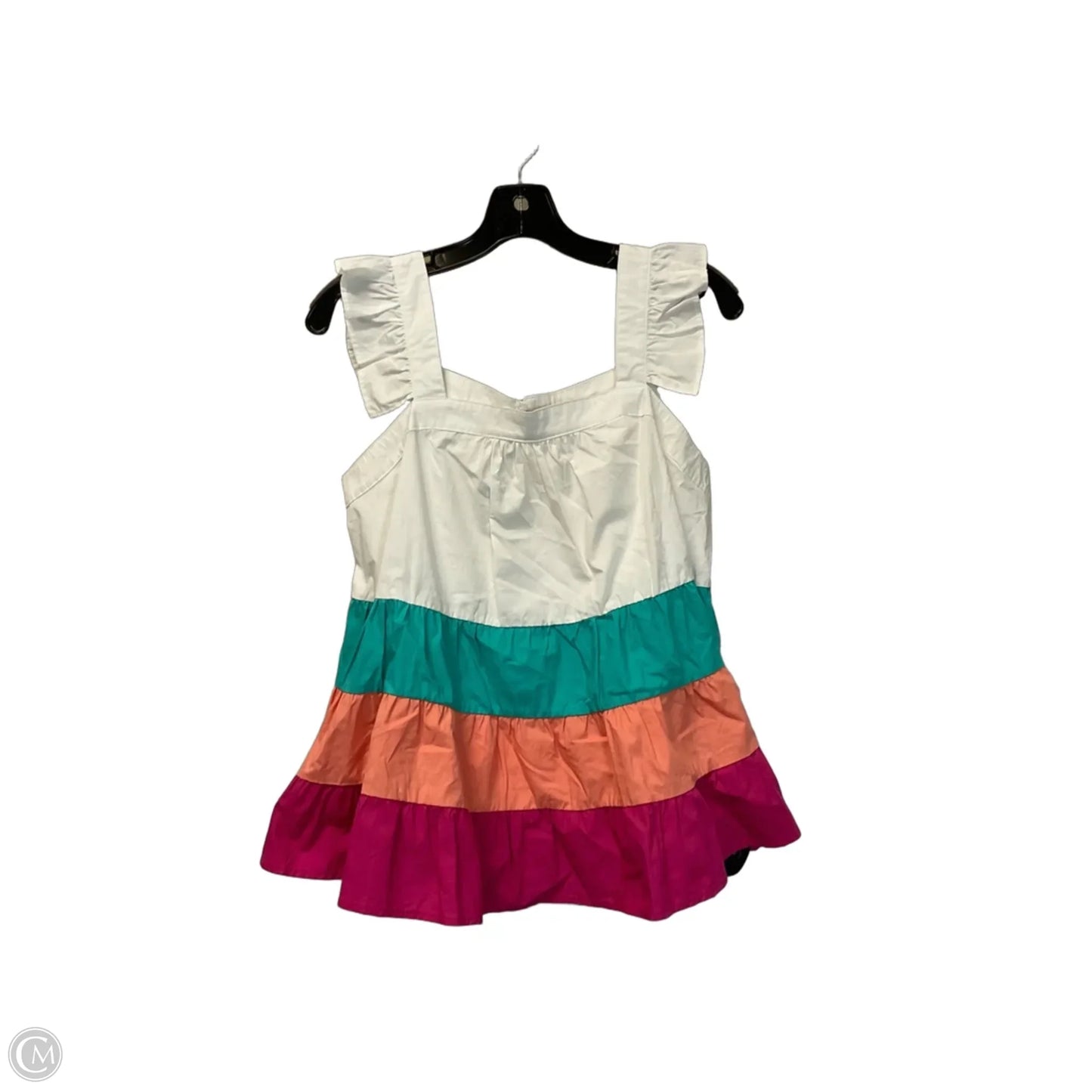 Top Sleeveless By Thml In Blue & Orange, Size: M