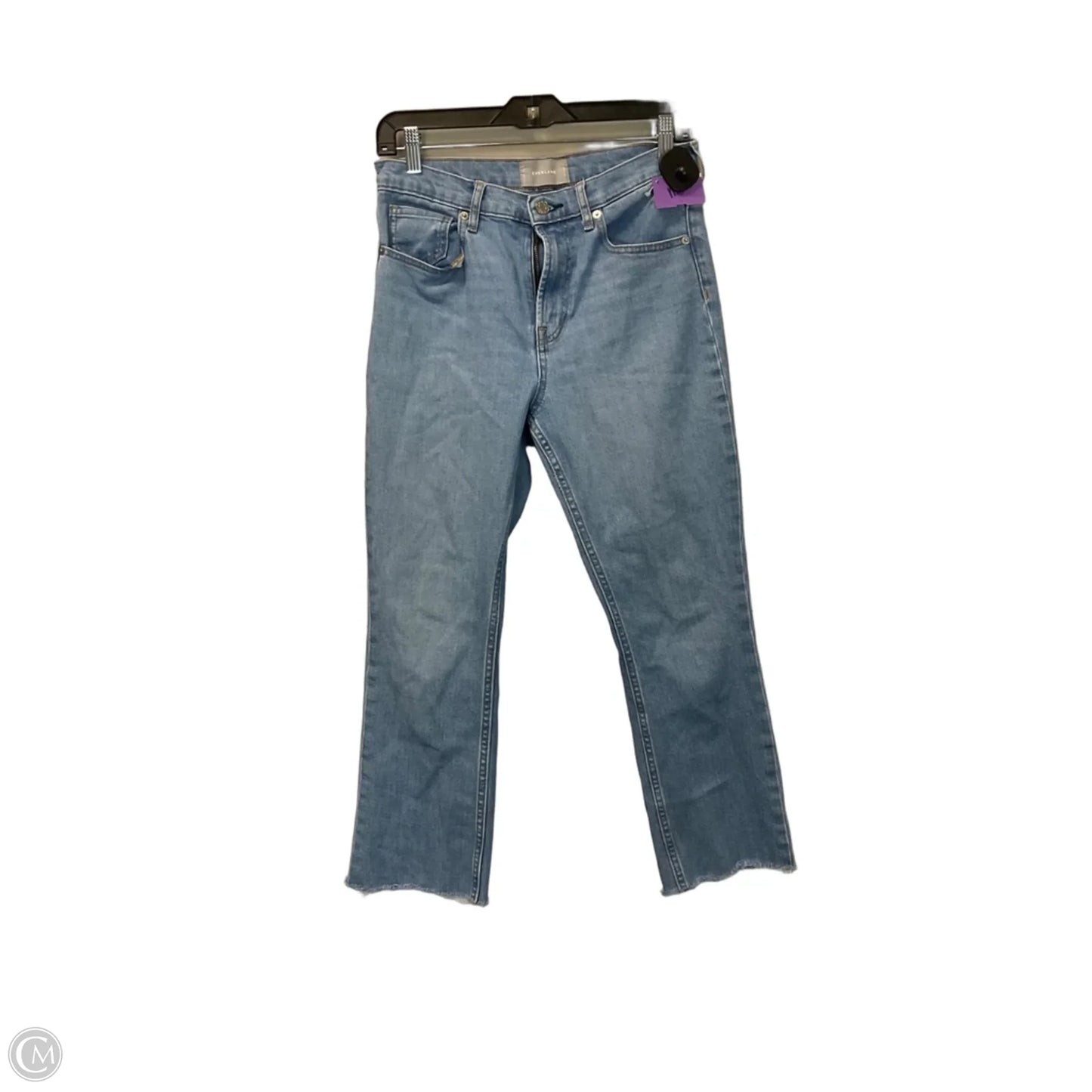 Jeans Straight By Everlane In Blue Denim, Size: 6