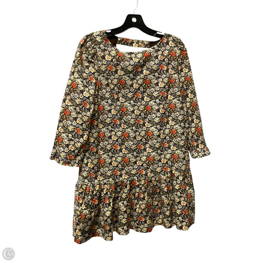 Dress Casual Short By Free People In Brown & Orange, Size: S