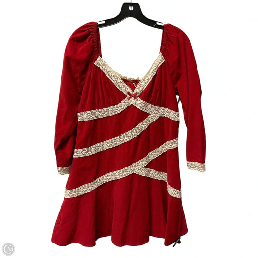 Dress Casual Short By Free People In Red, Size: M
