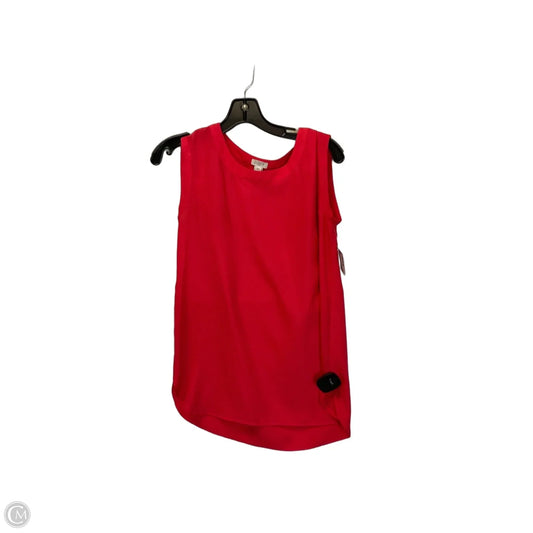 Top Short Sleeve By J. Crew In Red, Size: Xxs