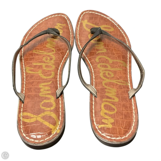 Sandals Flip Flops By Sam Edelman In Black & Brown, Size: 8.5