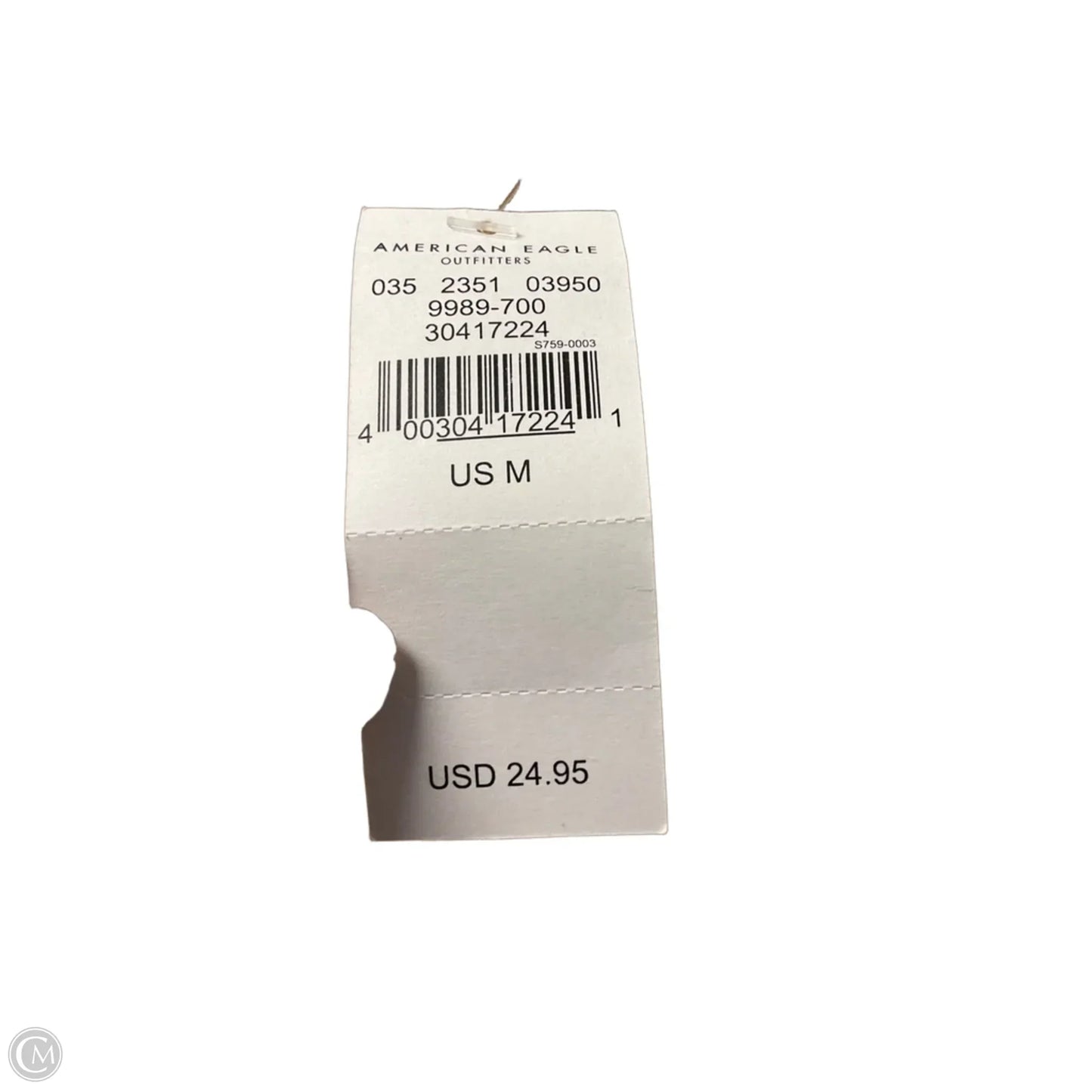 Top Sleeveless By American Eagle In Yellow, Size: M