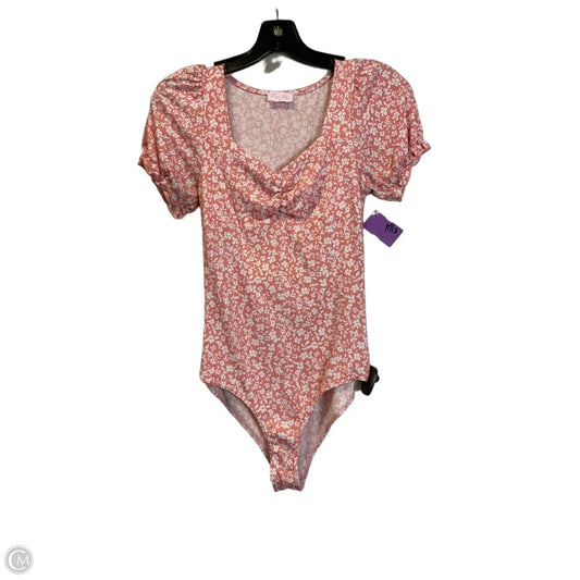 Bodysuit By Pink Lily In Pink, Size: S