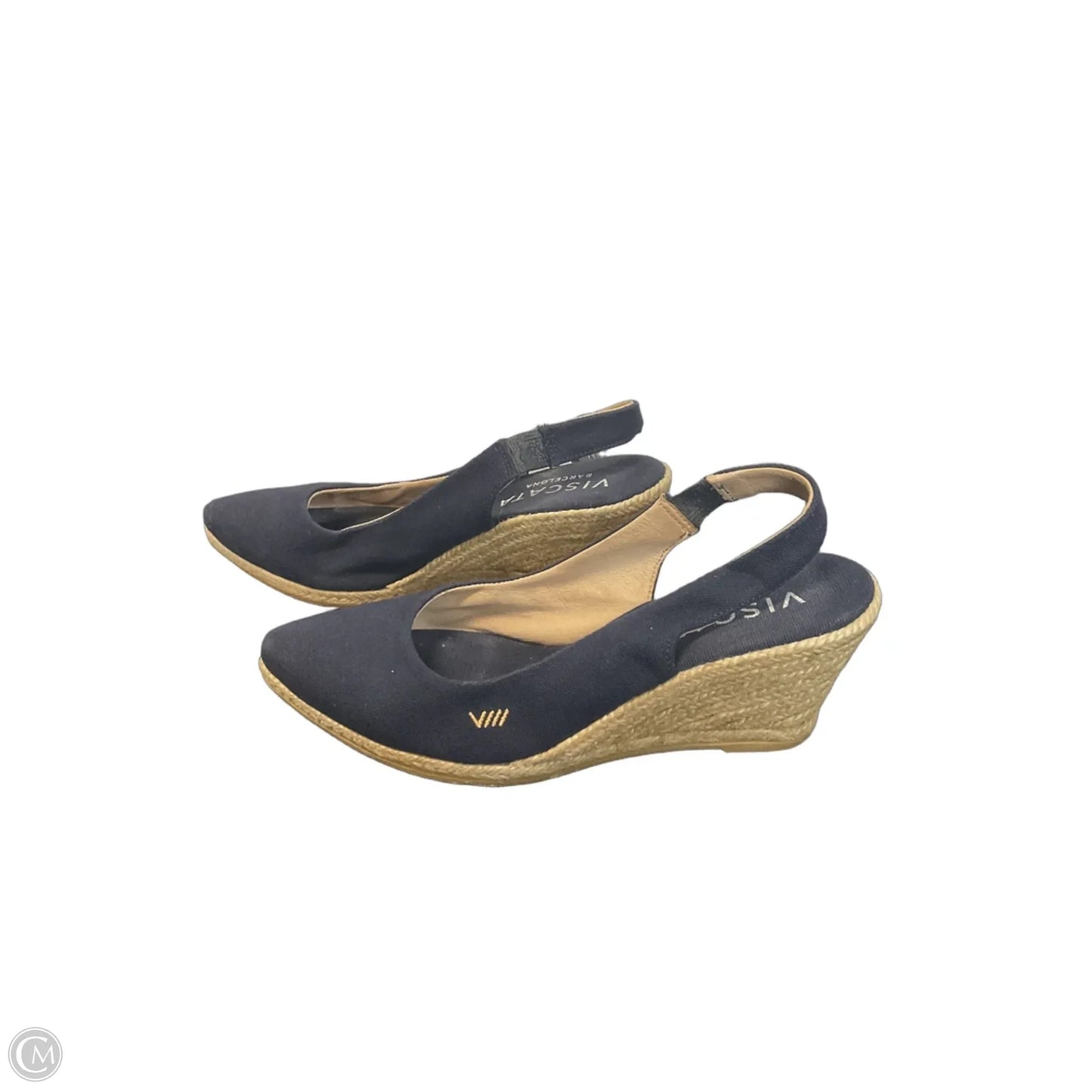 Shoes Heels Wedge By Cmc In Navy, Size: 8.5