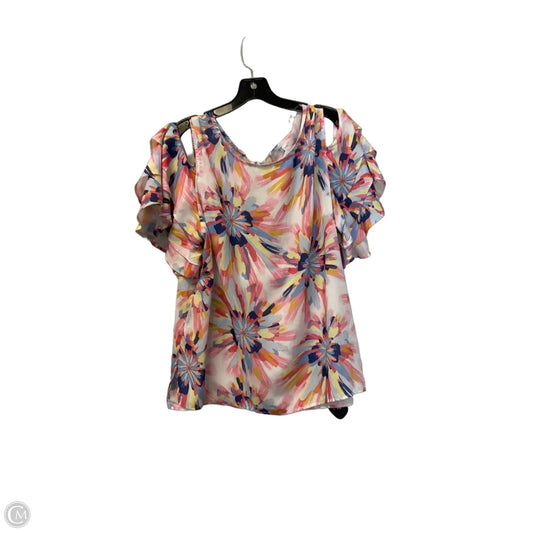 Top Short Sleeve By Sweet Pea In Multi-colored, Size: Xl