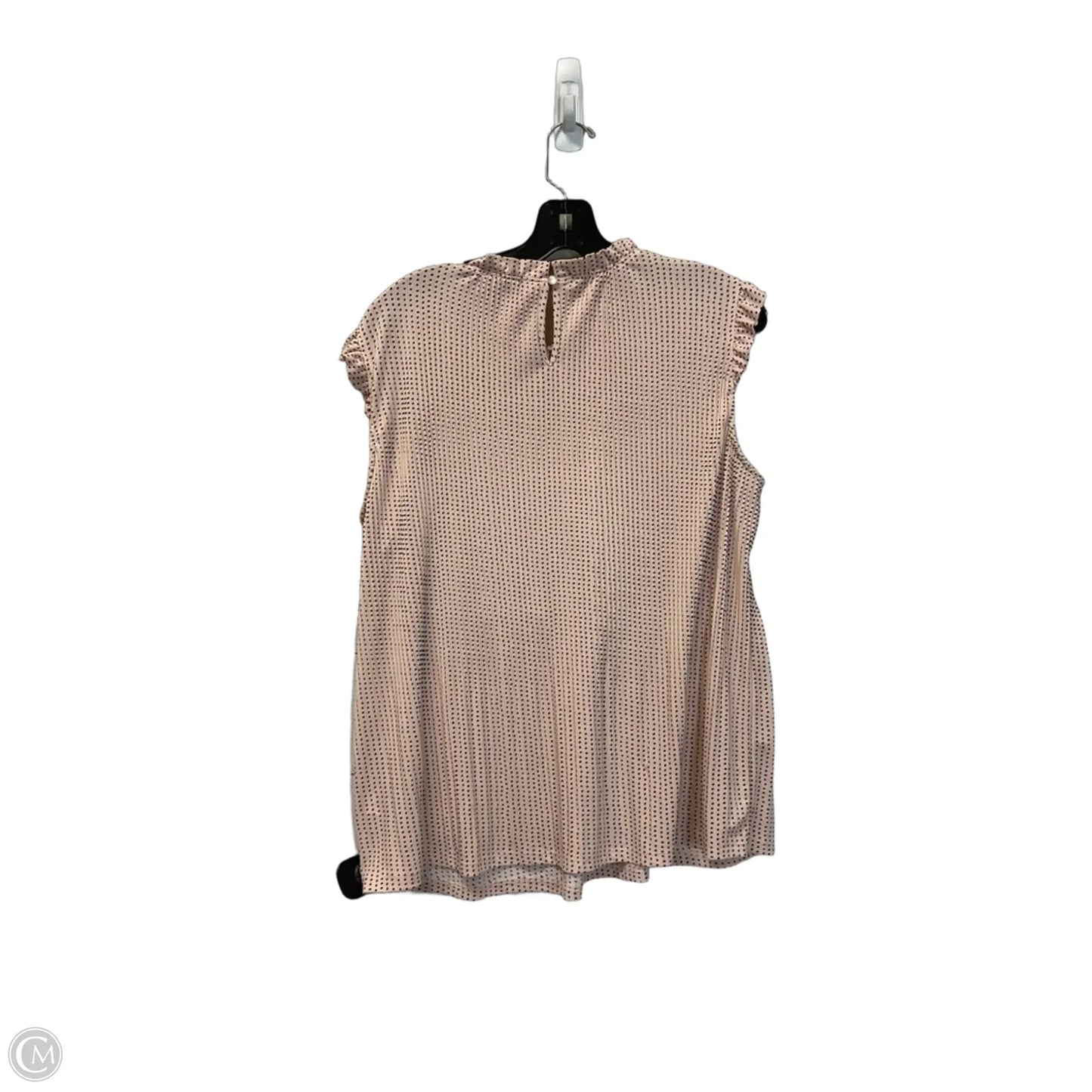 Top Sleeveless By Adrianna Papell In Pink, Size: L
