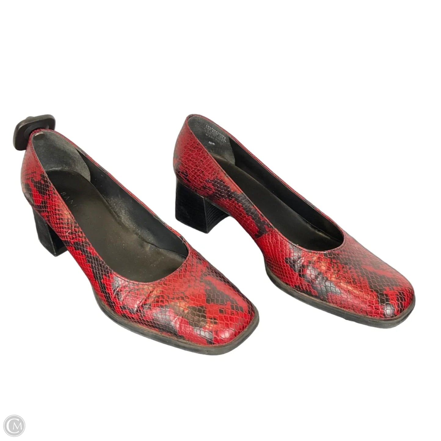 Shoes Heels Block By Bandolino In Snakeskin Print, Size: 10