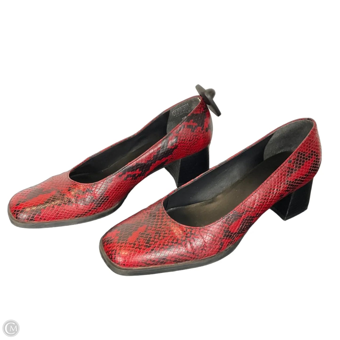 Shoes Heels Block By Bandolino In Snakeskin Print, Size: 10