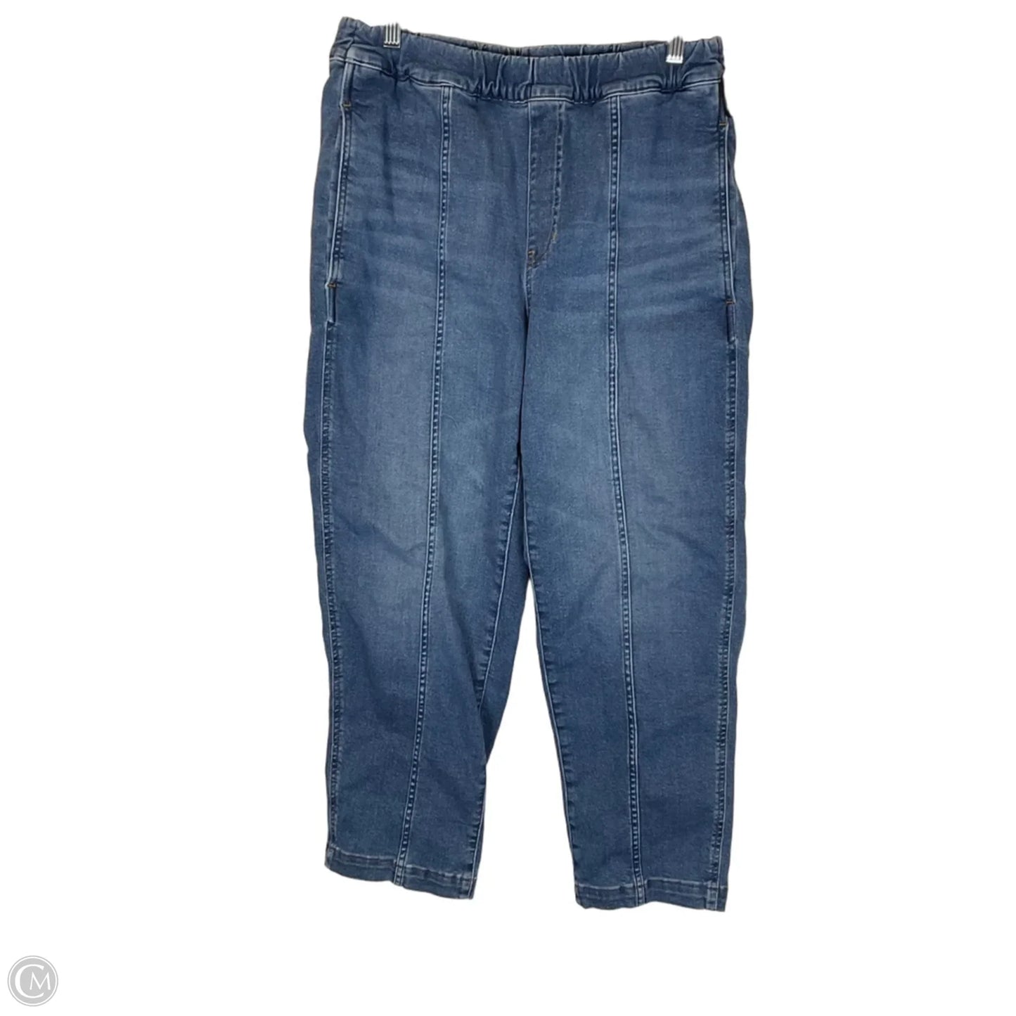 Jeans Cropped By Madewell In Blue Denim, Size: M