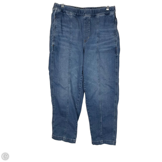 Jeans Cropped By Madewell In Blue Denim, Size: M
