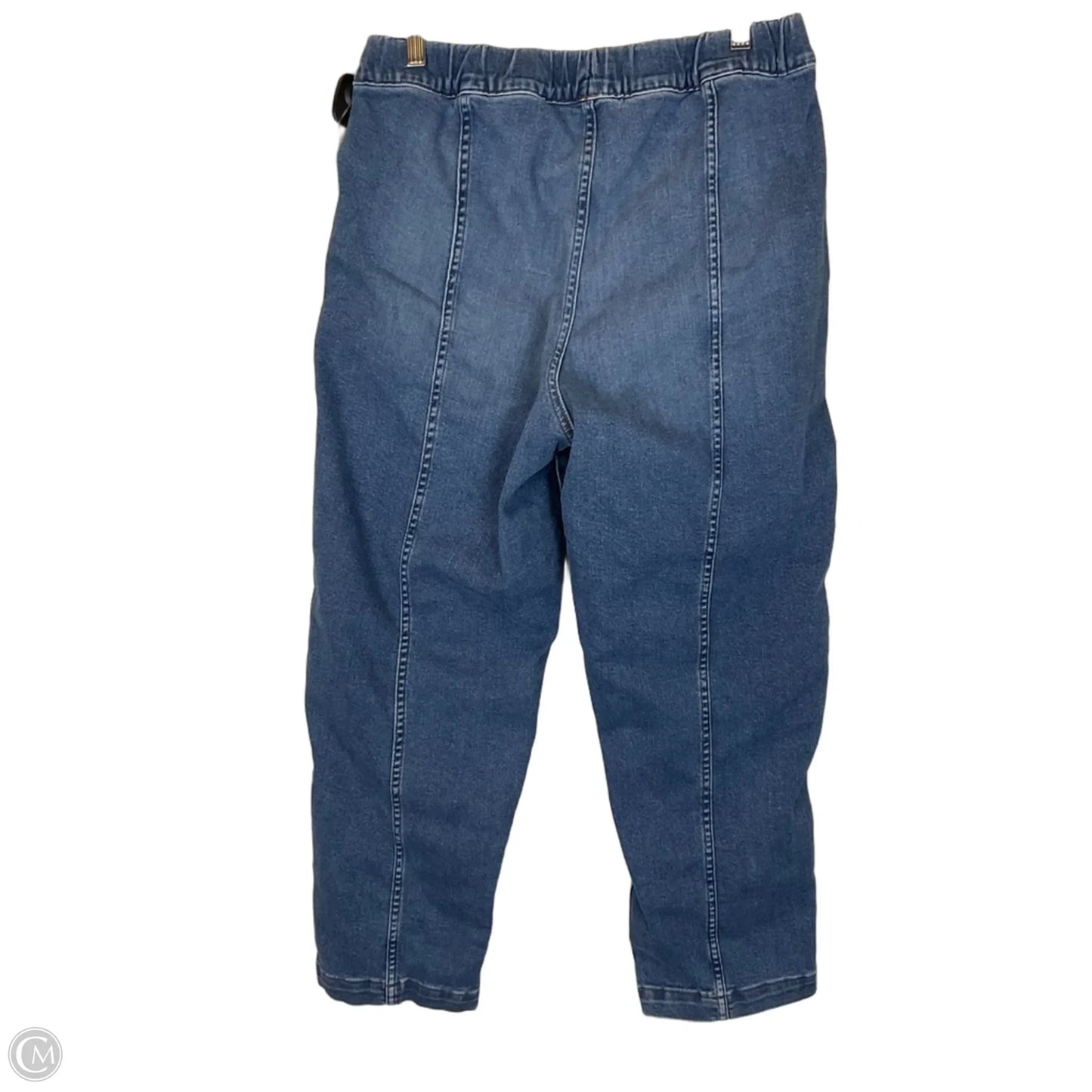 Jeans Cropped By Madewell In Blue Denim, Size: M