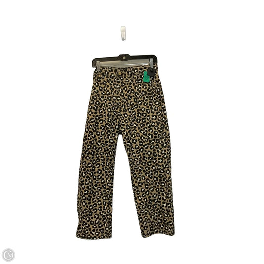 Jeans Wide Leg By Michael By Michael Kors In Animal Print, Size: 12