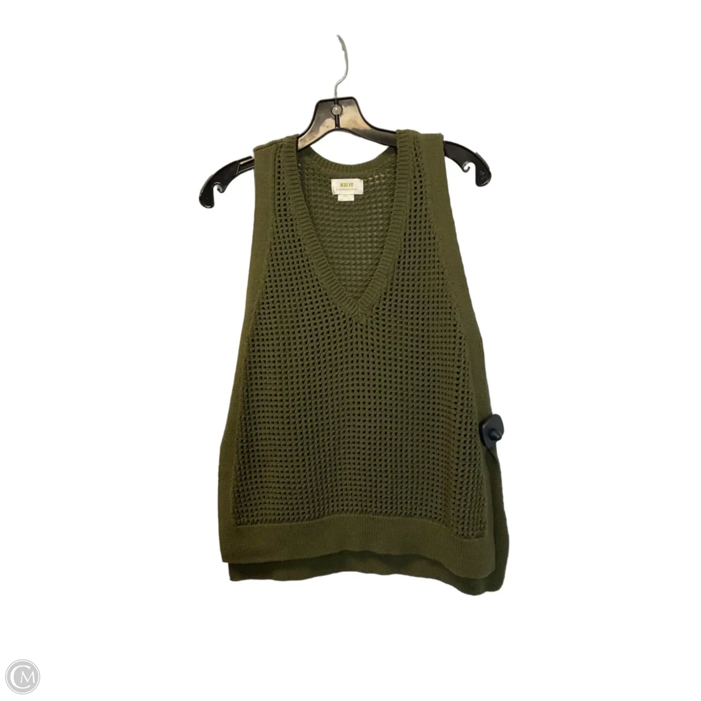 Top Sleeveless By Maeve In Green, Size: S
